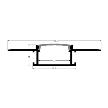 led channels and diffusers
